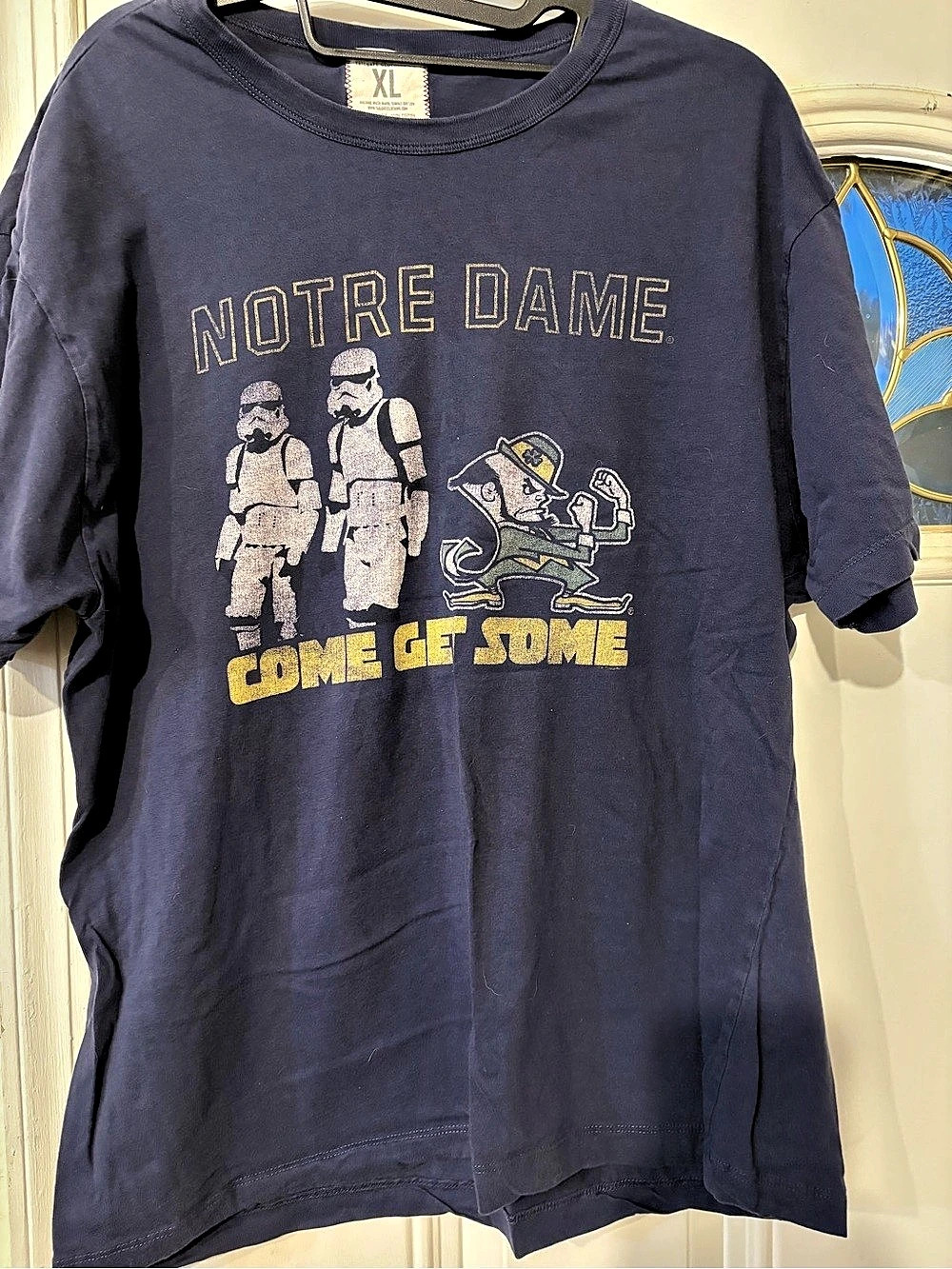 Notre Dame Graphic Tee Size XL
